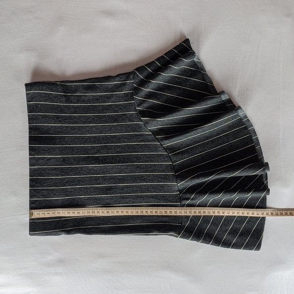 Zara Pinstripe Peplum Mini Skirt - Picture 2 of 6
